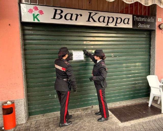 Droga in bagno e nello scantinato: chiuso per 15 giorni il Bar Kappa