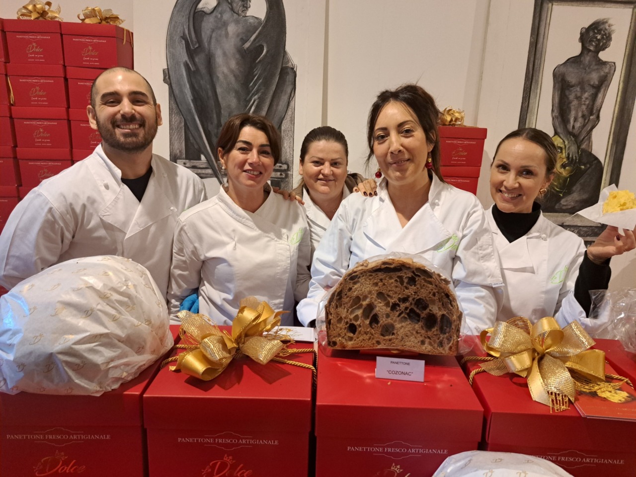 Pienone a Palazzo Leone da Perego per Arte Panettone