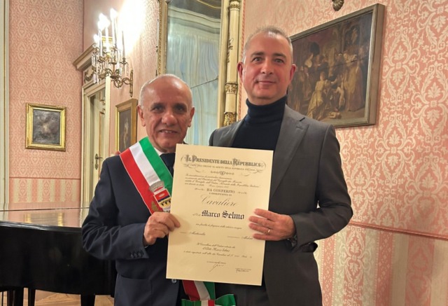 Marco Selmo è diventato Cavaliere della Repubblica