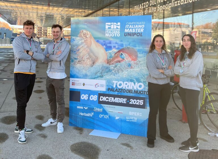 Grande prova dei Nuotatori del Carroccio ai Master italiani