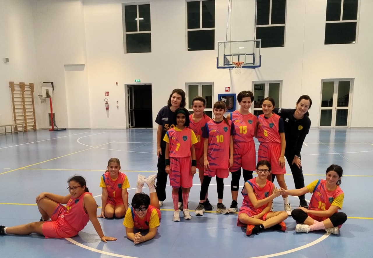 Prima storica vittoria per l’under 13 femminile di basket