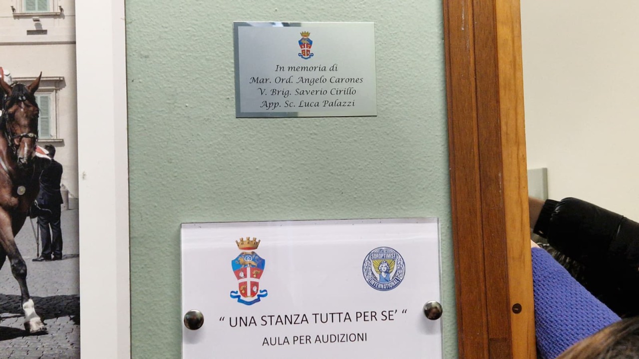 Una "stanza tutta per sé" per le vittime di violenza alla caserma dei Carabinieri