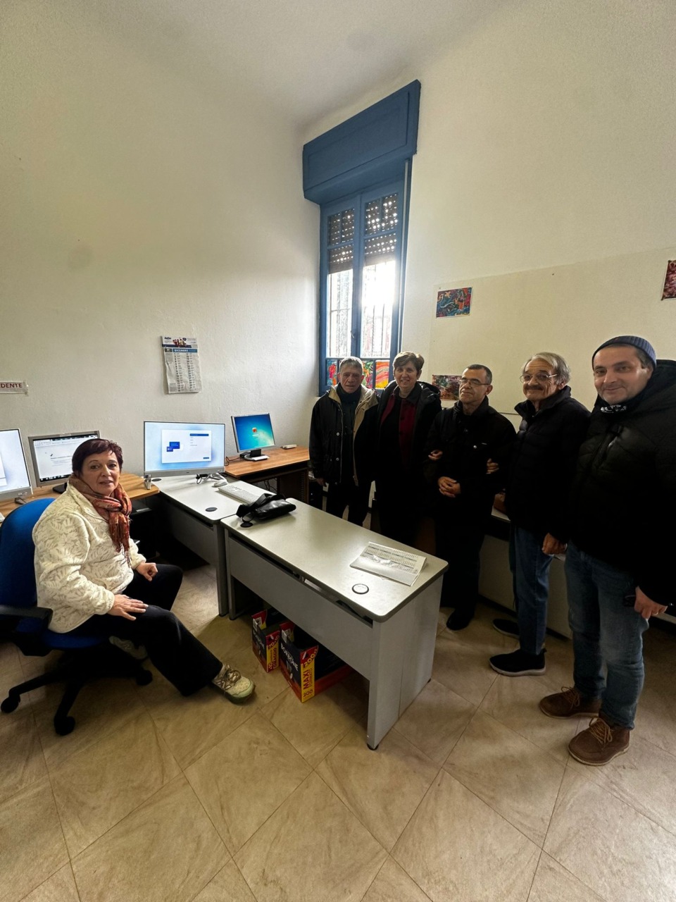 Nuovi pc per lo sportello disabili di Anffas