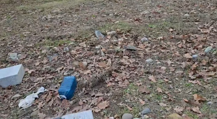 Lapidi a terra tra plastica e cartacce: "Il Cimitero Parco è una vergogna"