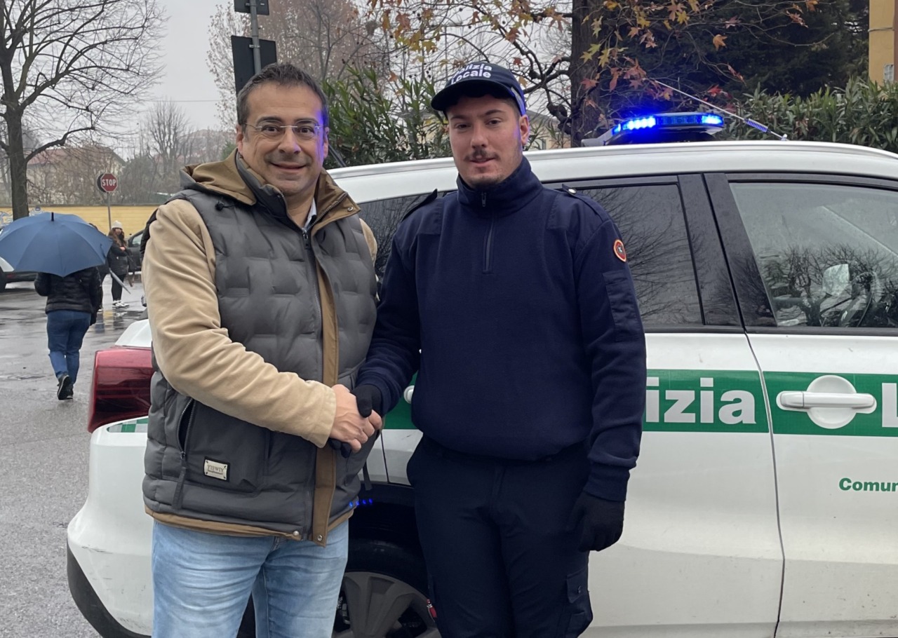 Vincenzo Parisi nuovo agente di Polizia Locale