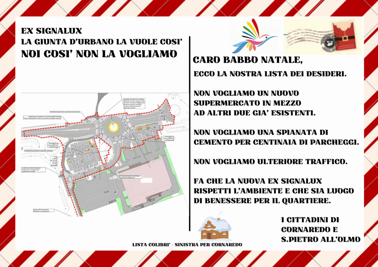 “Alle letterine a Babbo Natale rispondiamo con i fatti”