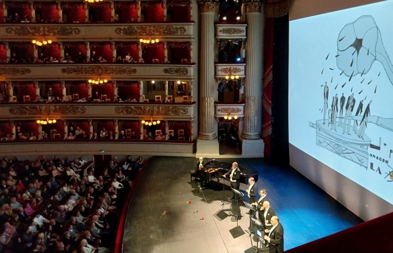 Italian Harmonists sul palco del Teatro alla Scala per la Giornata della memoria
