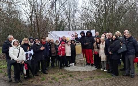 Castoro sport celebra la posa della Pietra dell’inclusione al Parco Castello