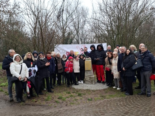 Castoro sport celebra la posa della Pietra dell’inclusione al Parco Castello