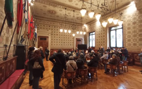 Tanti i partecipanti alla visita guidata a Palazzo Malinverni