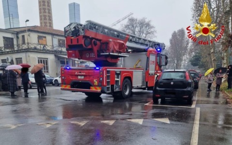 Incendio all’Ospedale Sacco: intervengono i Vigili del fuoco
