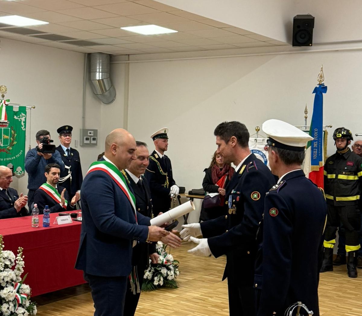 Assegnato  un riconoscimento  al Sovrintendente Alessandro Pace