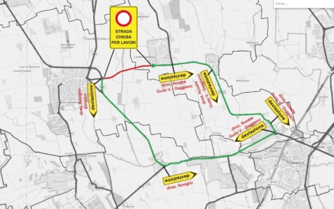 Strada chiusa due settimane per lavori