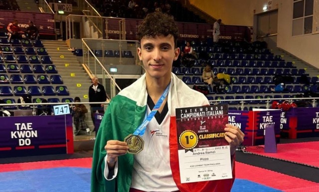 Taekwondo, Andrea Ramzi Pizzo oro ai Campionati italiani under 21