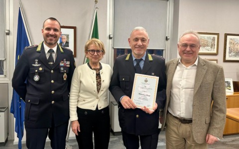 Nuova qualifica per l’agente Massimiliano Restelli: ora è sotto-ufficiale