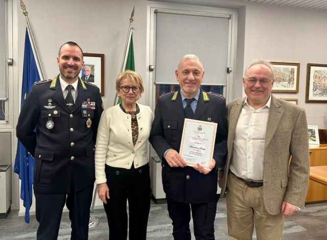 Nuova qualifica per l’agente Massimiliano Restelli: ora è sotto-ufficiale