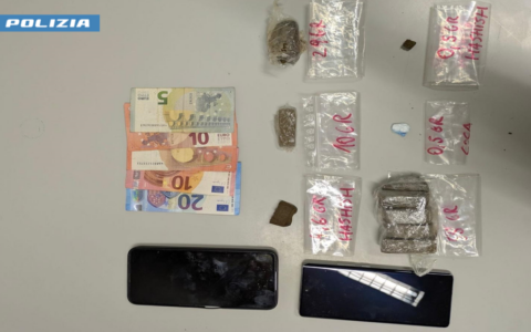 Nascondeva la droga nella siepe del parco: arrestato 27enne