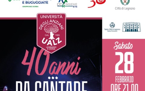 Un concerto a scopo benefico per i 40 anni della Ualz