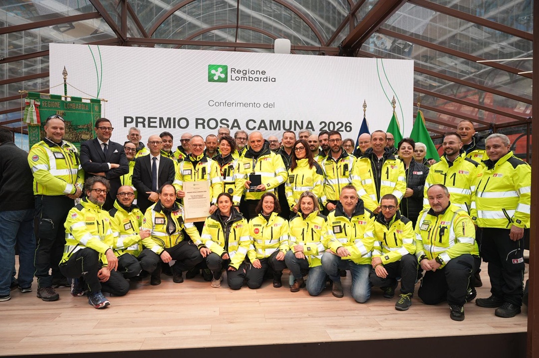 Consegnata la “Rosa camuna” al team intervenuto sulla tragedia di Crans Montana