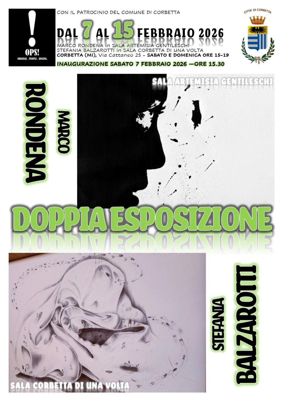 «Ops!» presenta le opere di Marco Rondena e Stefania Balzarotti