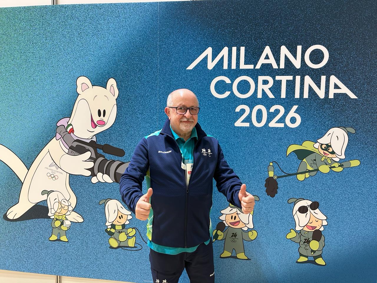 Maurizio Gianelli volontario alle Olimpiadi invernali