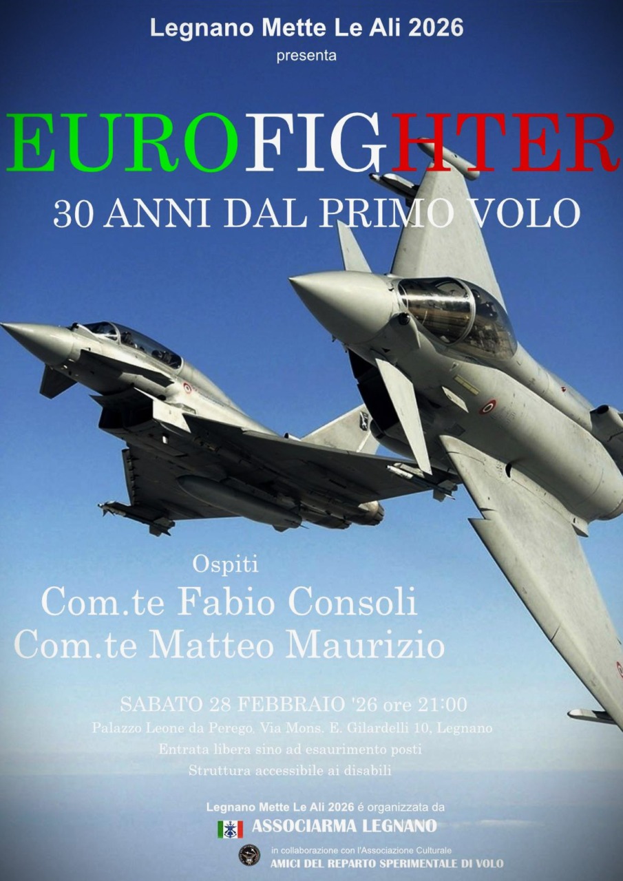 Un incontro per commemorare i 30 anni dalla nascita dell’Eurofighter