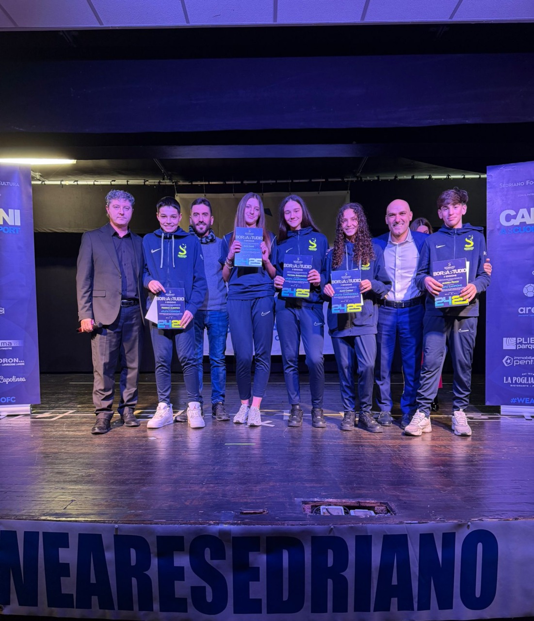 Lo sport che educa, la scuola che forma: terza edizione delle borse di studio del Sedriano Football Club