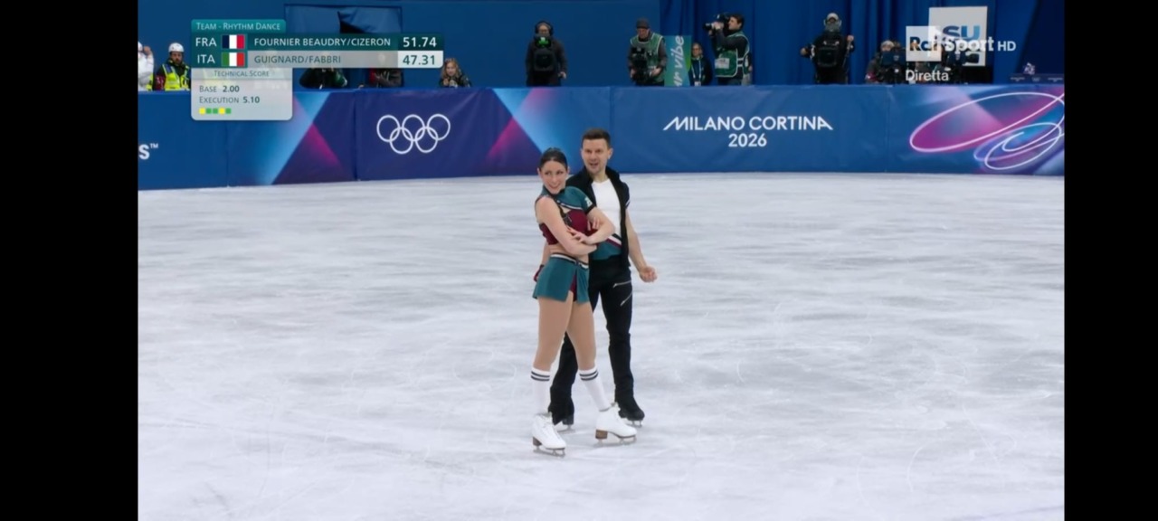 Charlène Guignard e Marco Fabbri, debutto olimpico al Forum