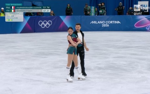 Charlène Guignard e Marco Fabbri, debutto olimpico al Forum