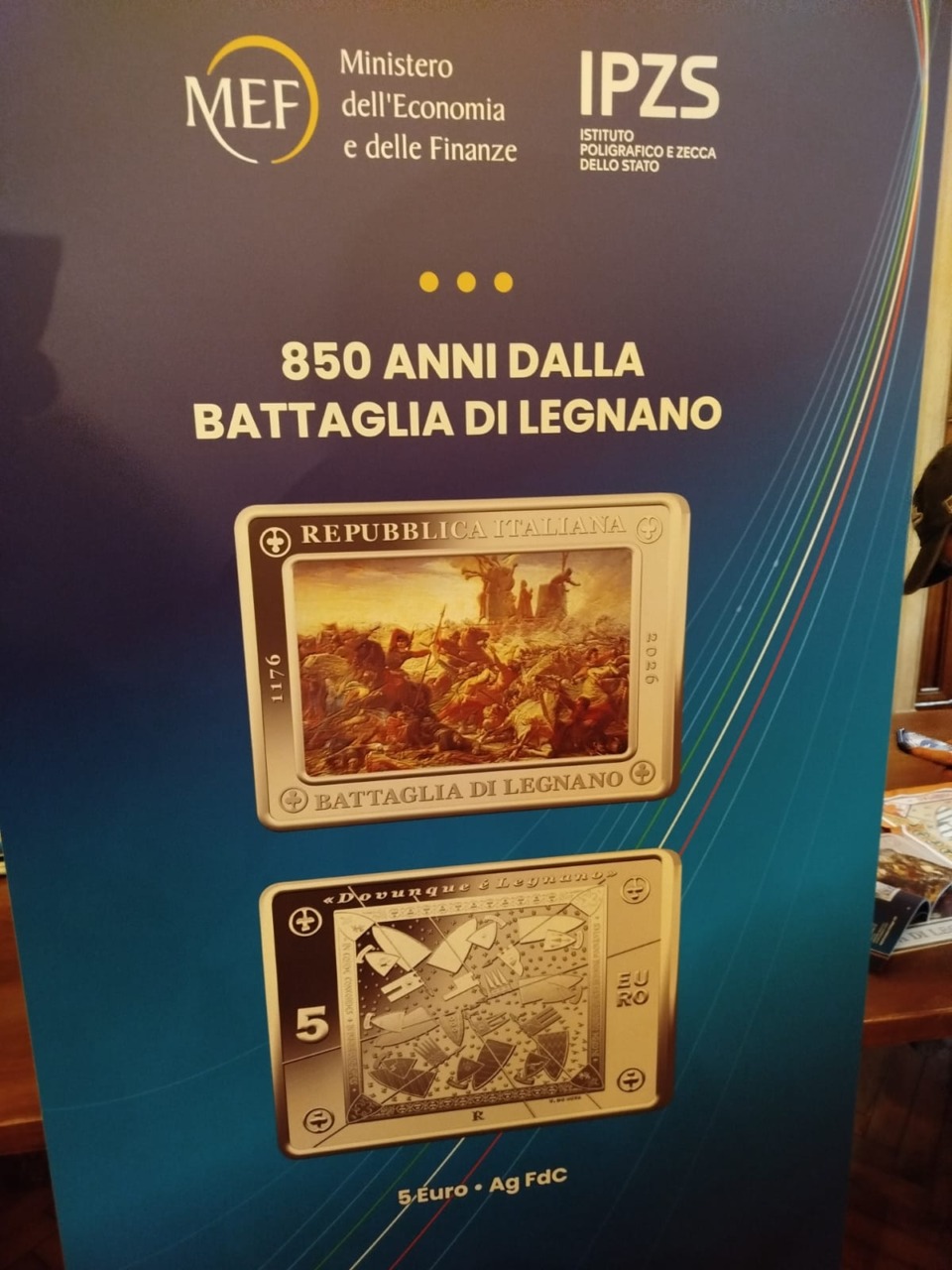 Ecco la moneta celebrativa della Battaglia di Legnano