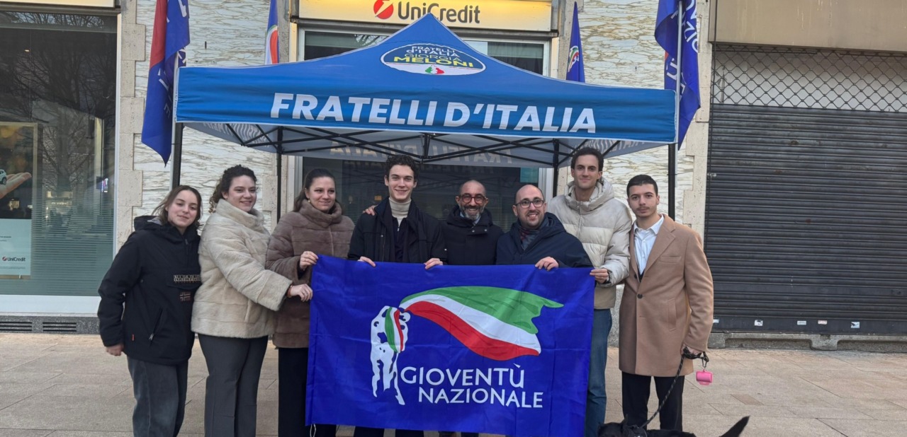 Gioventù Nazionale in piazza per chiedere più sicurezza: raccolte cento firme
