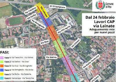 Sei fasi di lavori per la nuova rete idrica