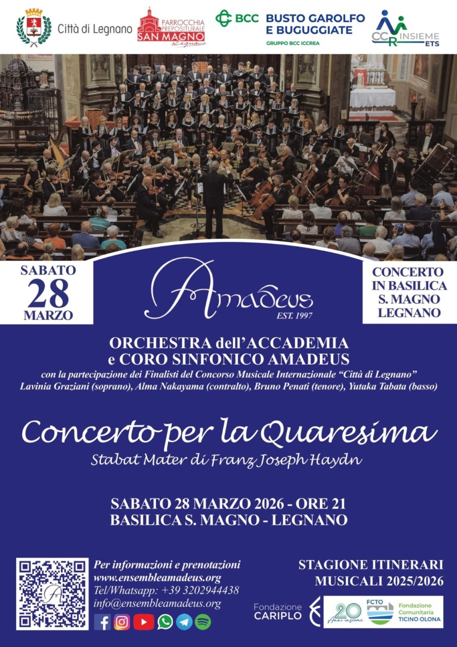Oltre 100 musicisti in occasione del Concerto quaresimale a San Magno
