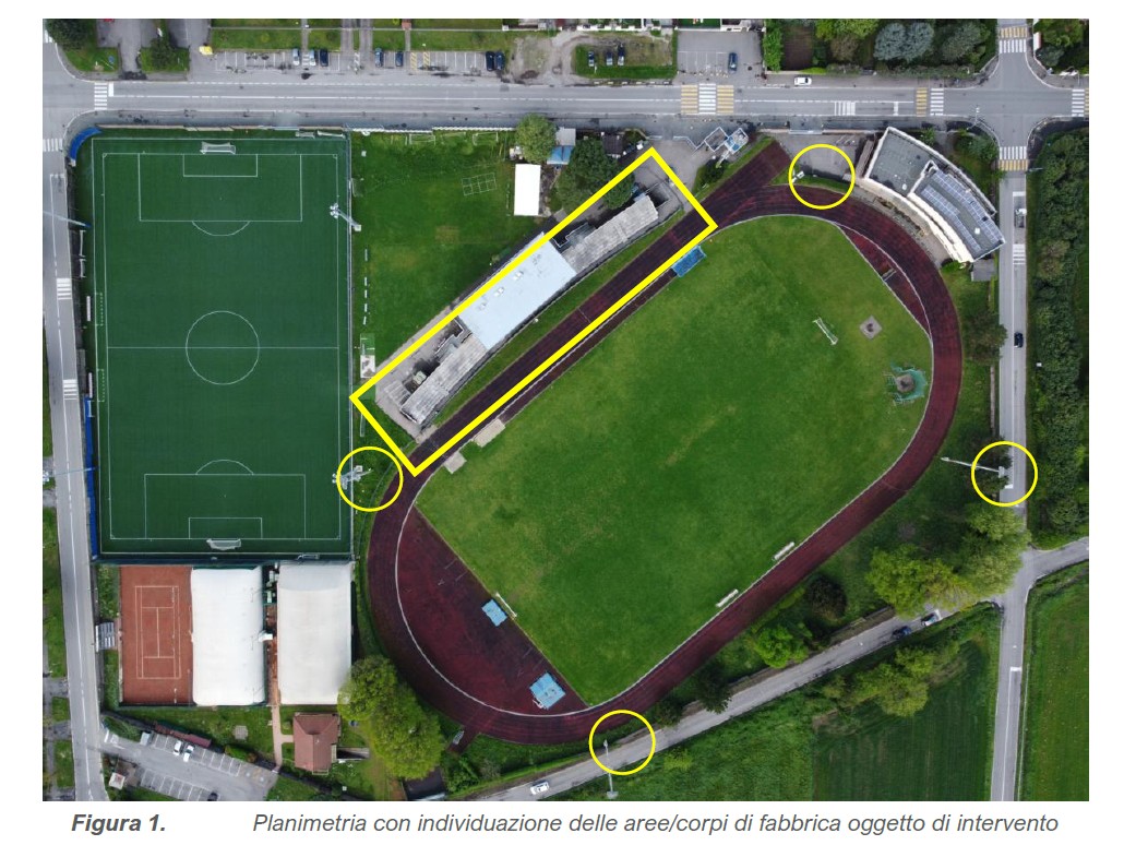 Campo sportivo Re Cecconi: altri 325mila euro per il nuovo look
