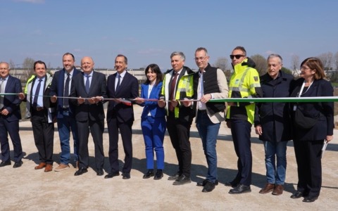 Inaugurata la vasca di laminazione del Seveso a Senago