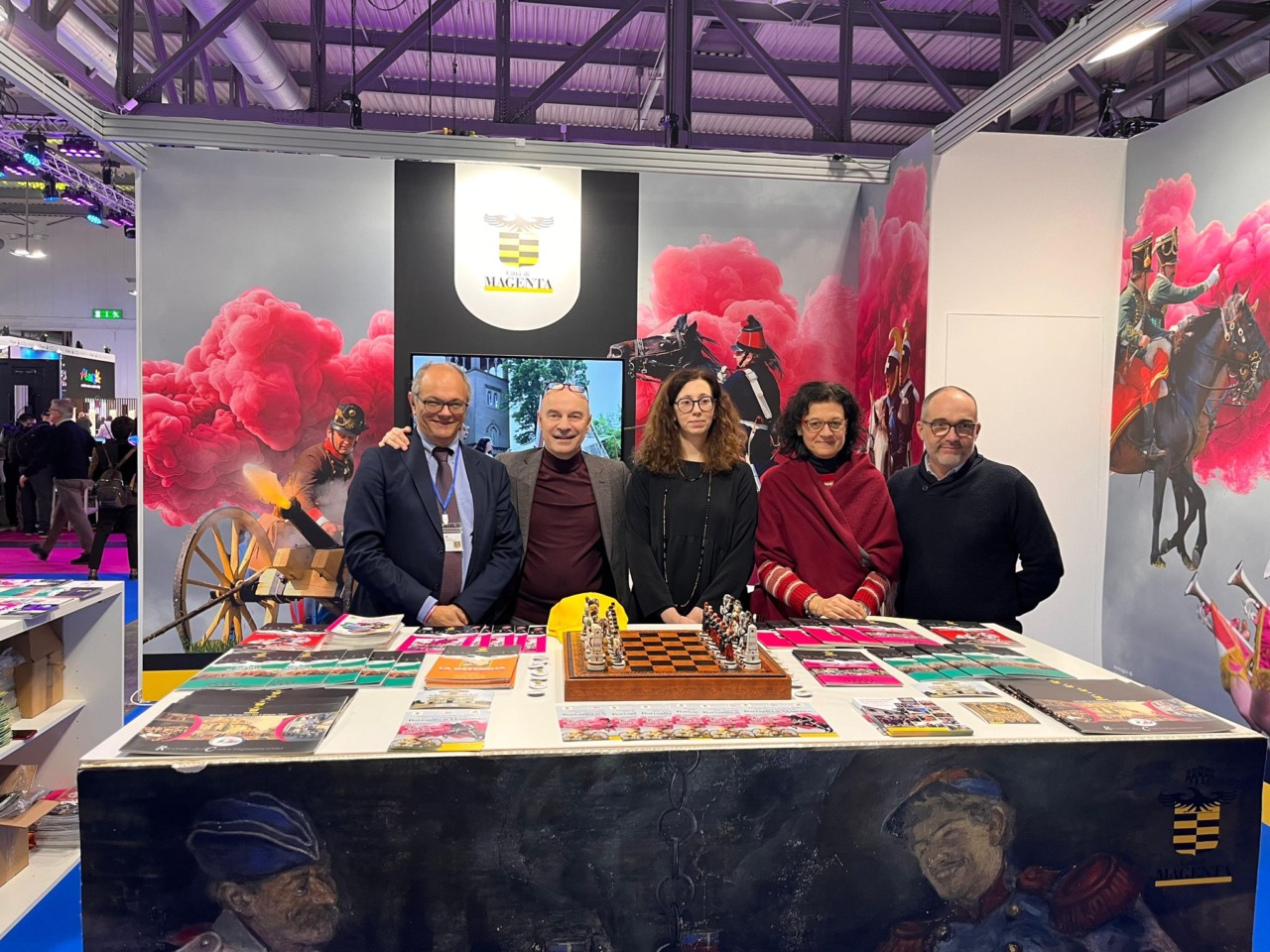 Stand del Comune al Salone delle Vacanze a Lugano