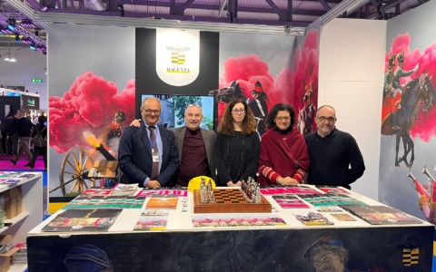 Stand del Comune al Salone delle Vacanze a Lugano