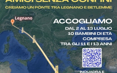 Un ponte tra Betlemme e Legnano per accogliere i bambini lontano dalla guerra