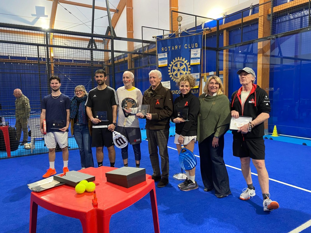 Torneo  di Padel benefico: raccolti 500 euro