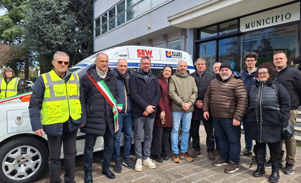 Da oggi Auser-Cesate ha un veicolo in più per il servizio disabili