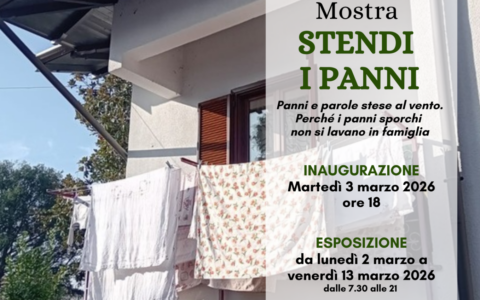 La mostra “Stendi panni” in occasione della giornata mondiale della Donna