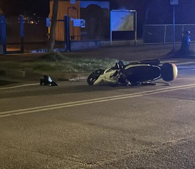 Pedone investito da una moto, paura in via Papa Giovanni XXIII