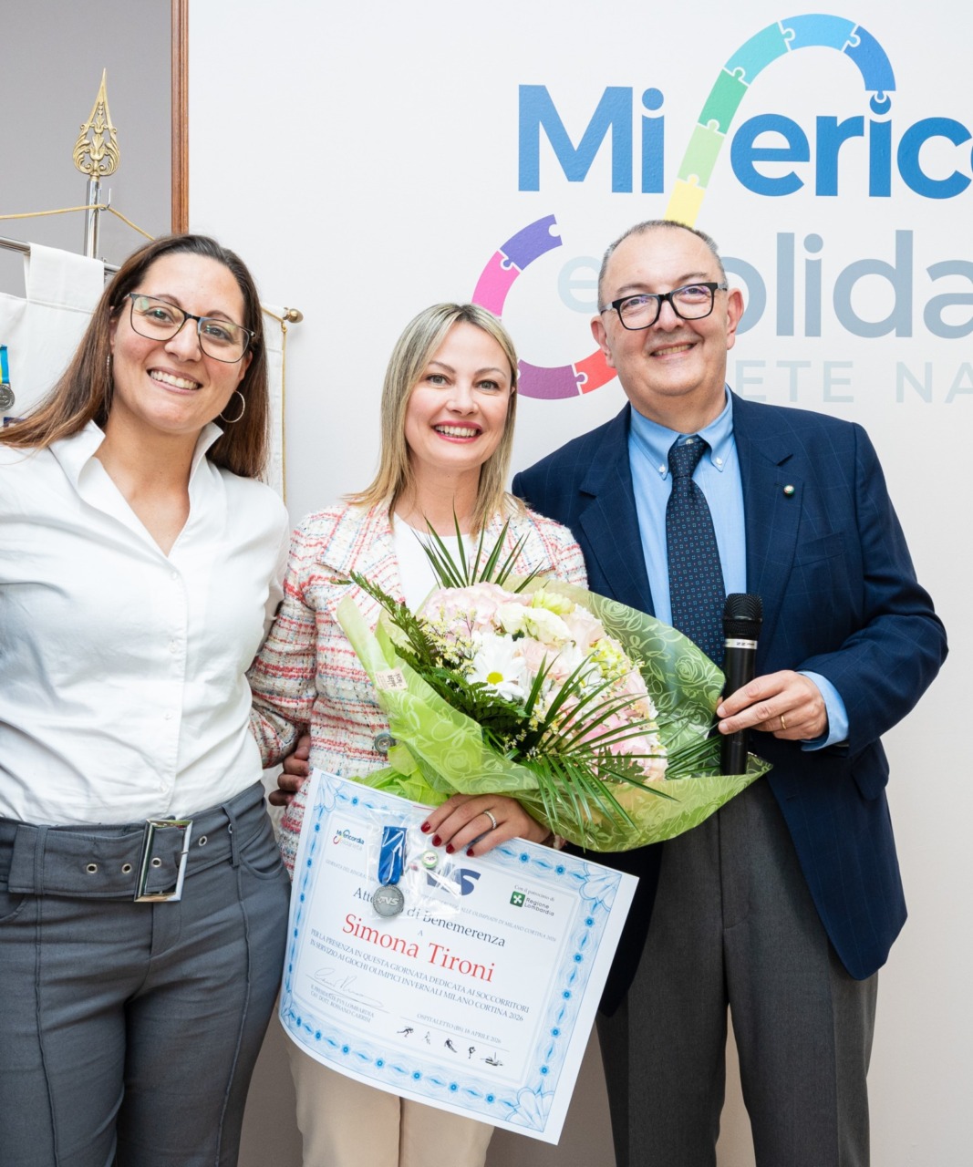 Misericordia Arese e Astra Soccorso Pero premiate giornata ringraziamento volontari soccorritori olimpiadi