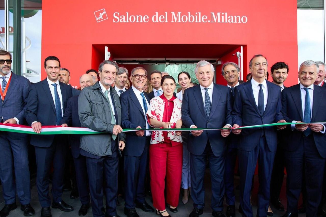 Taglio del nastro per la 64esima edizione del Salone del Mobile