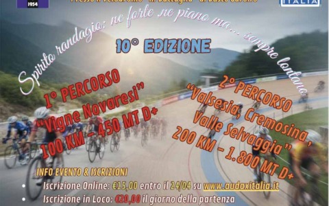 Tutto pronto per la decima Rando Selvaggia