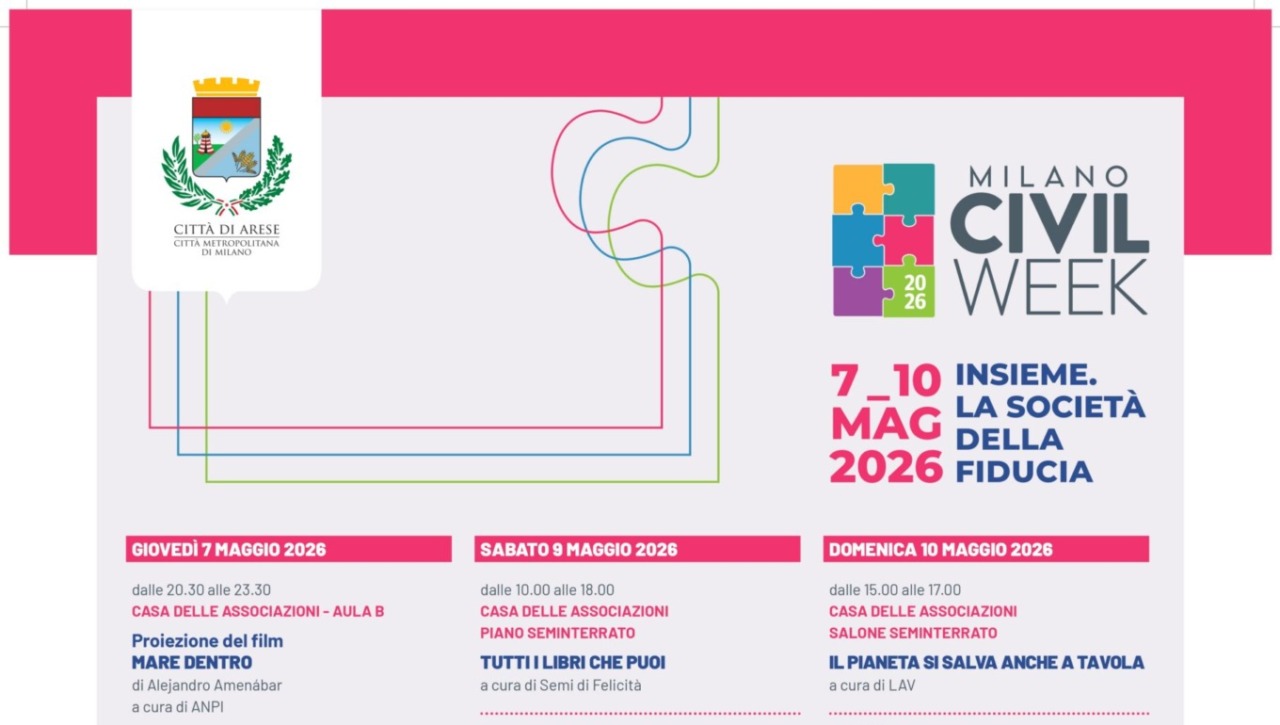Ritorna la Civil Week, quest’anno con la Festa delle Associazioni