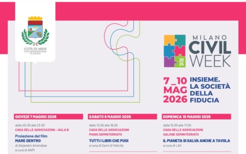 Ritorna la Civil Week, quest’anno con la Festa delle Associazioni