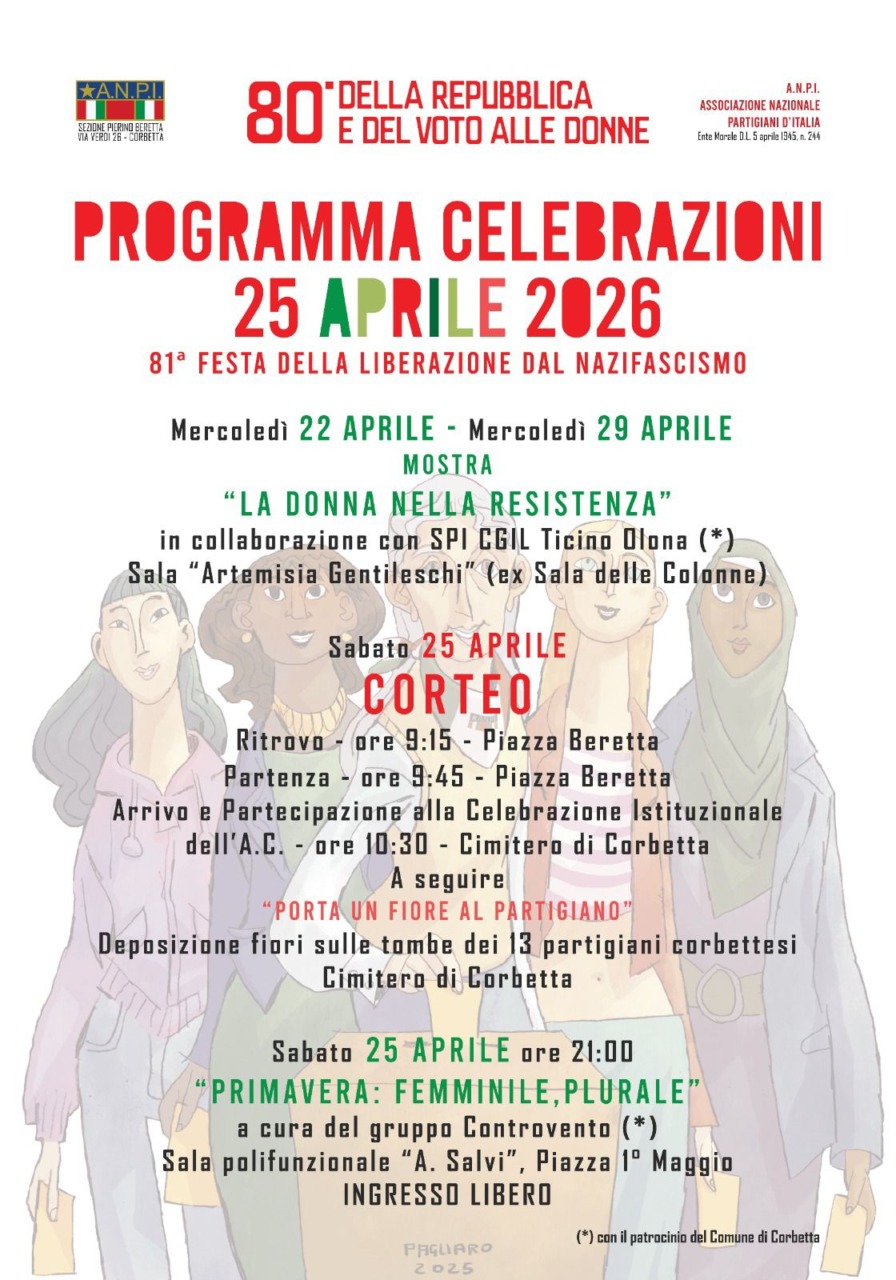 Al via le iniziative dell’Anpi per celebrare la festa della Liberazione
