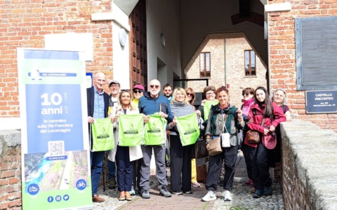 I pellegrini della Via Francisca del Lucomagno  ad Abbiategrasso