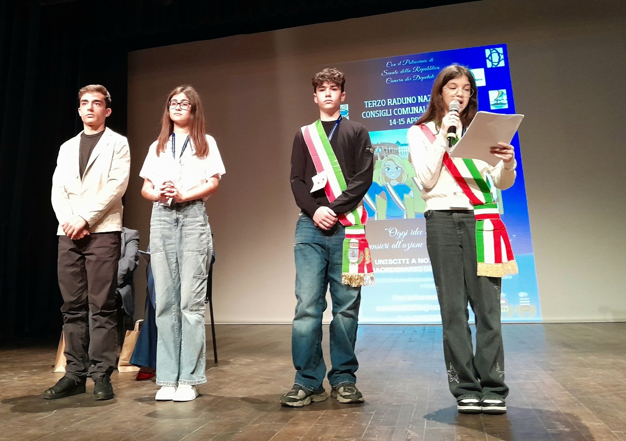 Giovani di tutta Italia in paese per il Raduno nazionale dei Consigli comunali dei ragazzi